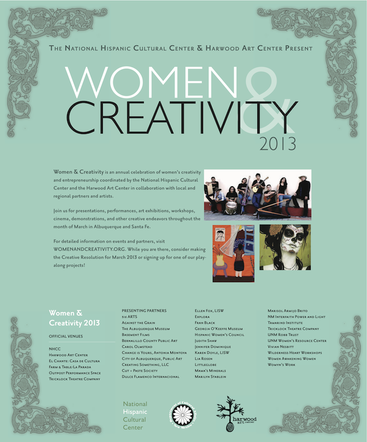 Women and Creativity 2013 - Cover
